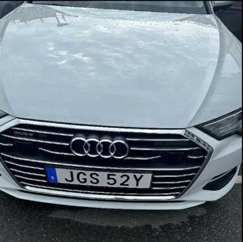 Vit Audi A6 Avant 40 TDI Quattro stulen i Trollhättan